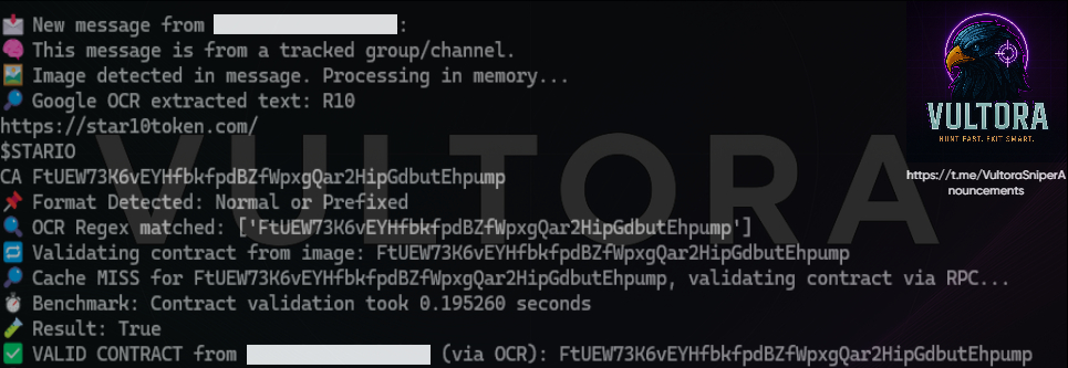 Vultora OCR Detection